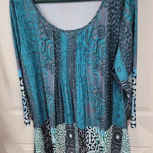 LILY by Firmiana multicolor tunic